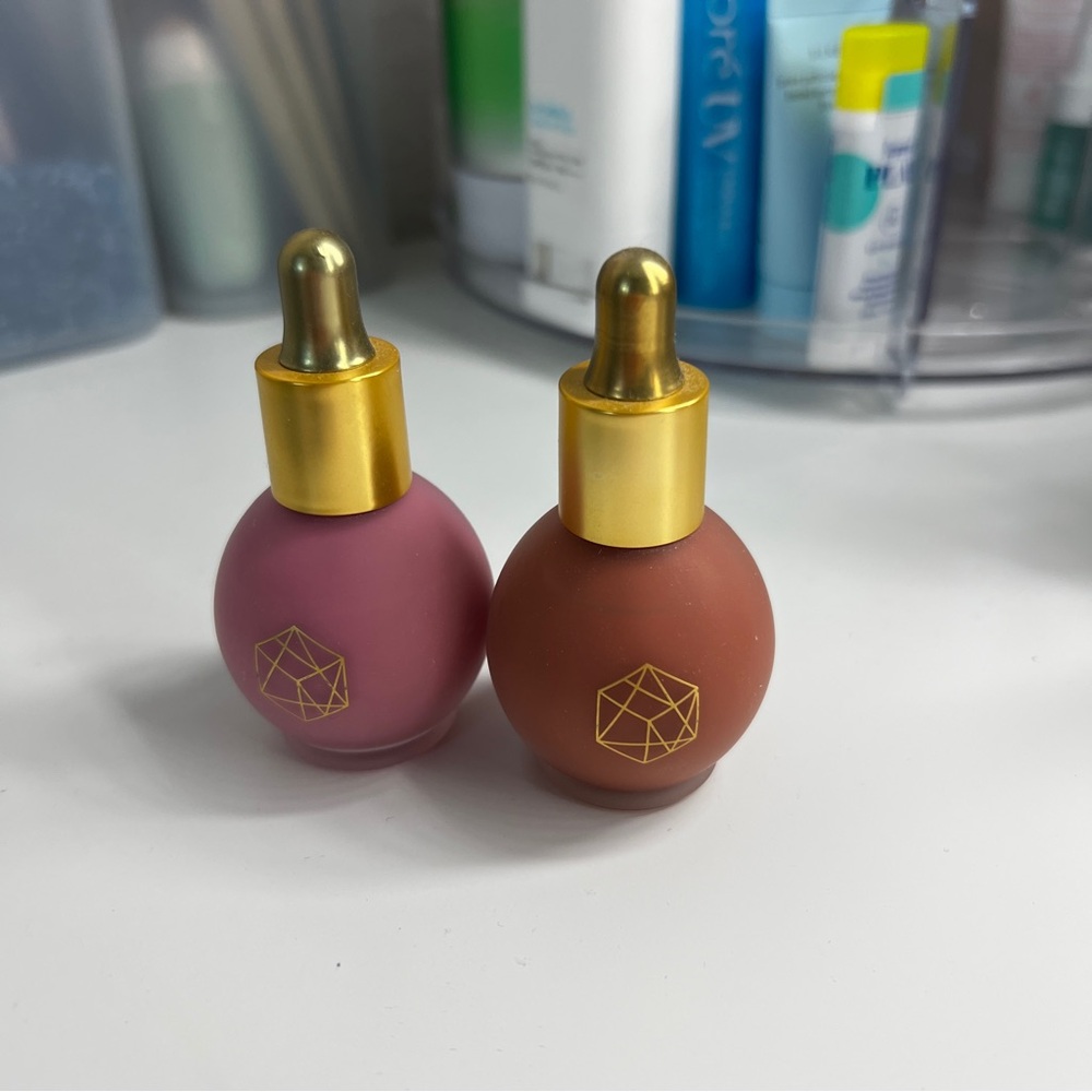 Em Cosmetics Color Drops Serum Blush Bundle Set of 2